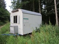 Gestohlener Bauwagen Bild: Polizei