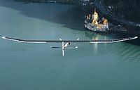 Solarflugzeug: Startklar für den Schweiz-Belgien-Flug. Bild: Solar Impulse