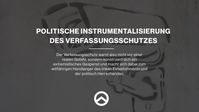 IB: Politische Instrumentalisierung des Verfassungsschutzes