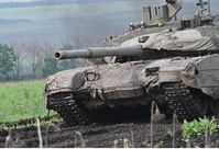 Panzer T-90M "Proryw" beim Einsatz in der Volksrepublik Lugansk. Bild: Sputnik / Sputnik