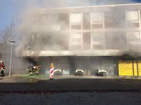 Brand Rathausplatz Bild: Feuerwehr