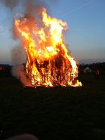 Ein Osterfeuer