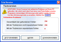 Screenshot der Software „Antivirus Doktor 2009“ Bild: G Data Software AG