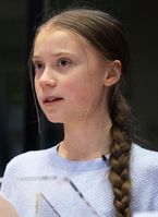 Greta Thunberg bei einer Sitzung des Umweltausschusses des Europäischen Parlaments in Brüssel (4. März 2020)