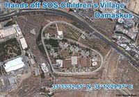 Luftbildaufnahme SOS-Kinderdorf Damaskus in Syrien. Bild: "obs/copyright google maps/SOS-Kinderdörfer weltweit/Hermann-Gmeiner-Fonds"