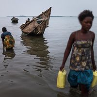 Fischer am Lake Edward in Virunga Bild: © Brent Stirton / Reportage for Getty Images / WWF-Canon