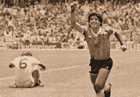 Maradona im Viertelfinale gegen England (WM 1986), Archivbild