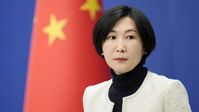 Sprecherin des chinesischen Außenministeriums Mao Ning  (2023) Bild: Legion-media.ru / Kyodo/Newscom
