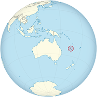 Neukaledonien auf der Welt