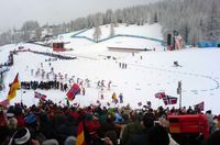 Biathlonstrecke bei den Olympischen Spielen 2006 Bild: Martin Thirolf, Euronaut / de.wikipedia.org