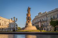 Archivbild: Das Denkmal für die Gründerin von Odessa (Katharina-die-Große-Denkmal). Bild: Multipedia / Legion-media.ru