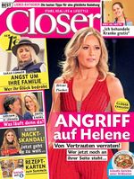 Cover Closer 7/2018. Bild: "obs/Bauer Media Group, Closer/Closer"