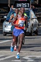 Wilson Kipsang Kiprotich beim Weltrekord-Lauf, Berlin-Marathon 2013