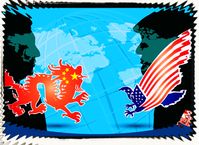 USA und China (Symbolbild)