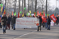 Demonstration zum Atomforschungszentrum Jülich. Bild: ROBERT SCHALLEHN