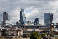 Skyline der City of London, 2014