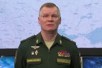 Der Sprecher des russischen Verteidigungsministeriums, Generalmajor Igor Konaschenkow (2022)
