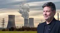 Bild: Hintergrund-Atomkraftwerk: Iluhana, Habeck: Habeck: stephan-roehl.de/Heinrich-Böll-StiftungCC BY-SA 4.0; Komposition: Wochenblick / Eigenes Werk