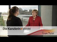 Screenshot aus dem Youtube Video "Merkel: "Jugend forscht" fÃ¶rdert Exzellenz"