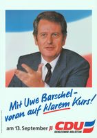 Uwe Barschel, Wahlplakat 1987