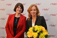 Friederike von Kirchbach, Vorsitzende des rbb-Rundfunkrates (li.), und Patricia Schlesinger. Bild: © rbb/Oliver Ziebe