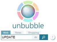 Suchmaschine in neuem Gewand: Unbubble.eu kommt mit verbesserten Algorithmen und frischem Design. Bild: "obs/Unbubble.eu"