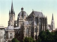 Der Aachener Dom um 1900 Bild: de.wikipedia.org