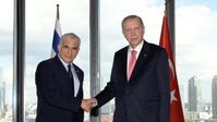 Israels Regierungschef Jair Lapid und der türkische Präsident Recep Tayyip Erdoğan (2022) Bild: Twitter - Lapid