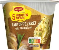 MAGGI_5MT_Kartoffelbrei mit SteinpilzenBild: Nestlé Deutschland AG Fotograf: Nestlé Deutschland AG