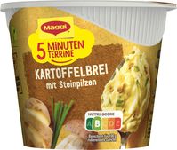 MAGGI_5MT_Kartoffelbrei mit SteinpilzenBild: Nestlé Deutschland AG Fotograf: Nestlé Deutschland AG