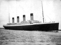 Die Titanic am 10. April 1912.