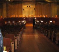 Europäischer Gerichtshof: Großer Saal mit 13 Richtern
