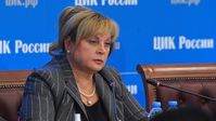 Ella Pamfilowa, Leiterin der Zentralen Wahlkommission Russlands (2023) Bild: Sputnik / Jewgeni Odinokow