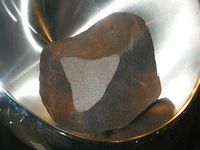 Meteorit Neuschwanstein, der am 6. April 2002 in Bayern gefallen ist
