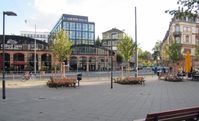 Sitz der Frankfurter Rundschau im Sachsenhäuser Depot am Karl-Gerold-Platz