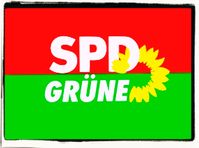 Rot Grün (SPD, Grüne) (Symbolbild)
