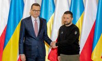 Schleichende Übernahme: Wladimir Selenskij und der polnische Ministerpräsident Mateusz Morawiecki im April 2023 in Warschau