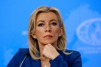 Maria Sacharowa (2023) Bild: Russian Foreign Ministry Press Service / Handout/Anadolu Agency / Gettyimages.ru