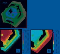 Chemische Zonierung und Gehalt an Uran und Thorium in Pyrochlor aus einem Carbonatit-Syenit-Auswürfling des Laacher-See-Vulkans. Bild: Uni Göttingen