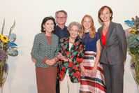 v.l.n.r.: Danielle Spera, Hans-Peter Wipplinger, Elisabeth Leopold, Saskia Leopold, Sonja Hammerschmid Bild: Leopold Museum/APA-Fotoservice/Tanzer Fotograf: Richard Tanzer