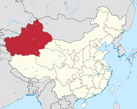 Autonome Provinz Xinjiang (Sinkiang)  in der Volksrepublik China