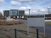 Das Hauptgebäude von Bombardier Transportation in Hennigsdorf Bild: Skatz-Nelstar at de.wikipedia 