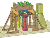 Schematische Darstellung des Versuchsaufbaus mit Säule.
Quelle: Bild: Uni Kassel (idw)