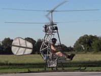 E-Helikopter: Chretiens Jungfernflug dauerte 130 Sekunden. Bild: P. Chretien