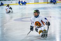 Para-Eishockey Jacob Wolff; Bild: BG BAU Berufsgenossenschaft der Bauwirtschaft Fotograf: Frank Woelffing