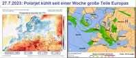 Juli 2023 in Deutschland: 2 1/2 Wochen warm, über eine Woche kalt, naß mit Schneefall auf der Zugspitze - Wärmster Juli seit der Wetteraufzeichnung? (Symbolbild)