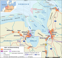 Seehäfen an der Weser- und Jade-Mündung bei Bremen
