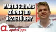 Bild: SS Video: "Interview mit Prof. Dr. Martin Schwab – “Können 100 Ärzte lügen?”" (https://tube4.apolut.net/w/iY6K45CnwtKwAAygmb5wvy) / Eigenes Werk