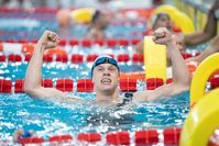 Tim Brang (23) gewann bei der Europameisterschaft im Rettungsschwimmen in Spanien bislang vier Goldmedaillen Bild: DLRG e.V. Fotograf: Daniel-André Reinelt