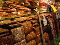 Lebkuchen in einem Lebkuchenstand (Symbolbild)